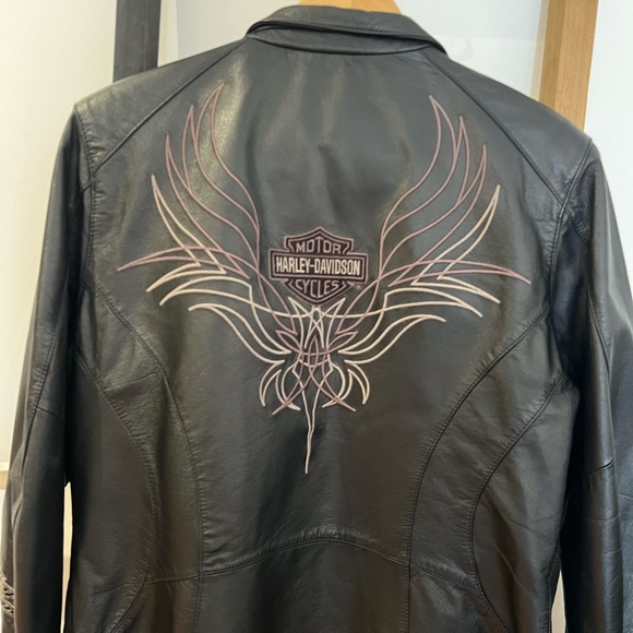 HARLEY DAVIDSON Women Leather Jacket - Picture 2 of 3